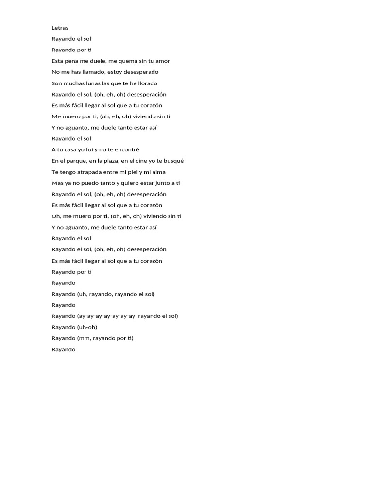 Letras | PDF