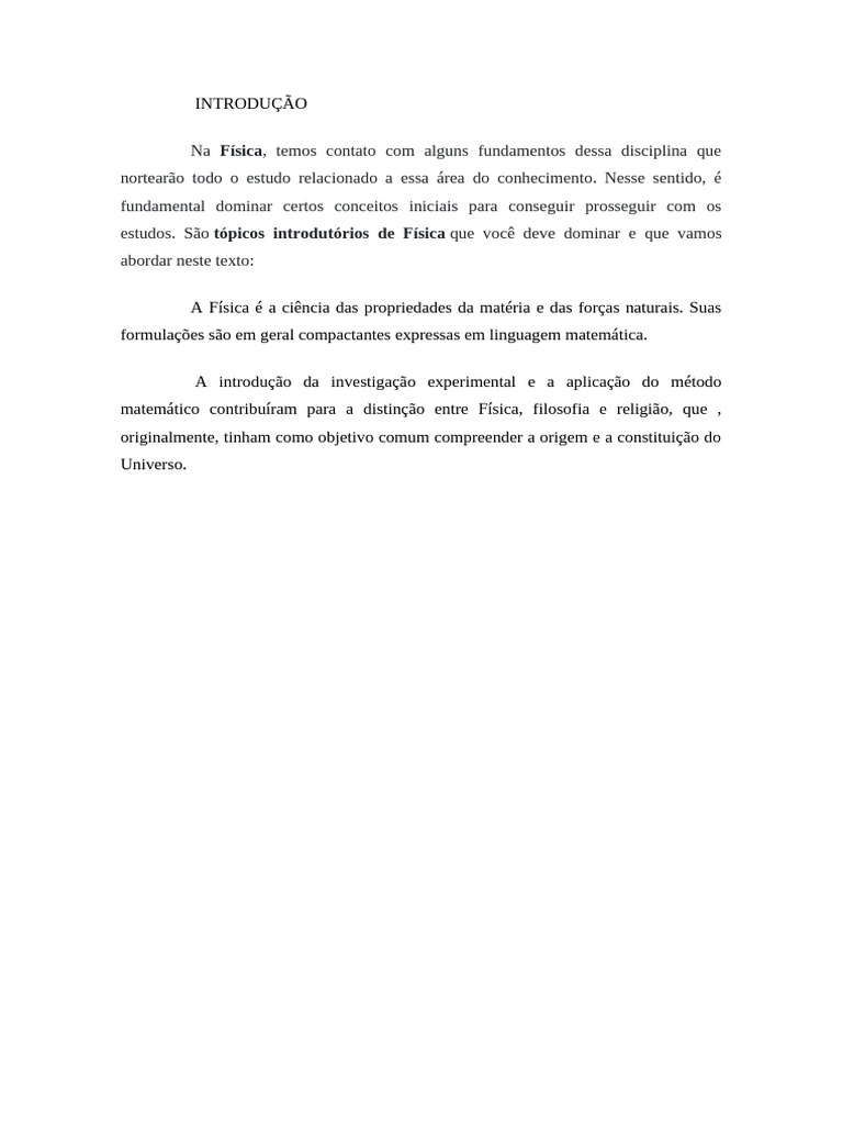 Fundamentos e História da Física | PDF | Física | Mecânica Quântica