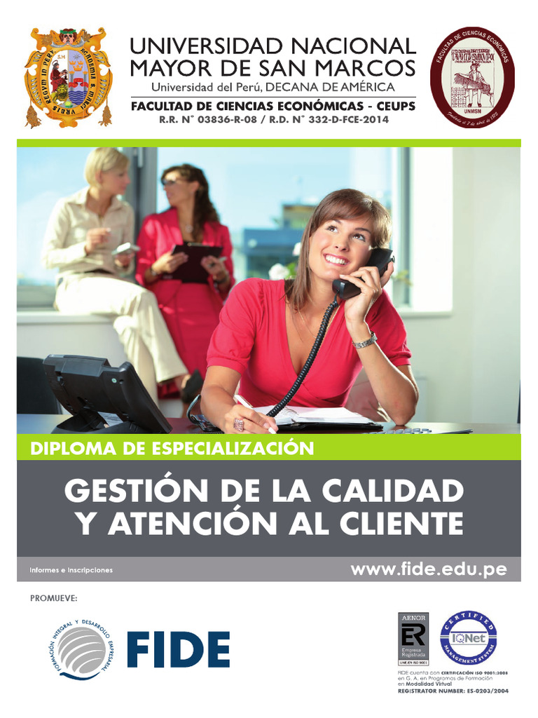 Gestion de La Calidad y Atención Al Cliente | PDF | Gestión de la ...