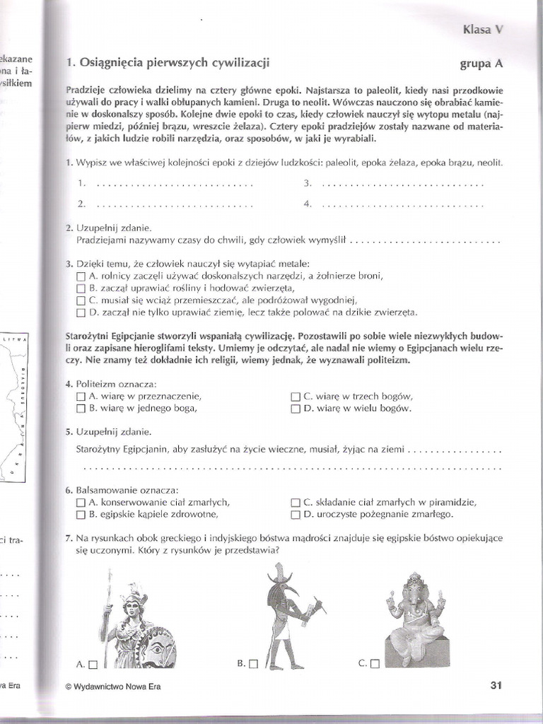 A To Historia Testy Klasa 5 | PDF