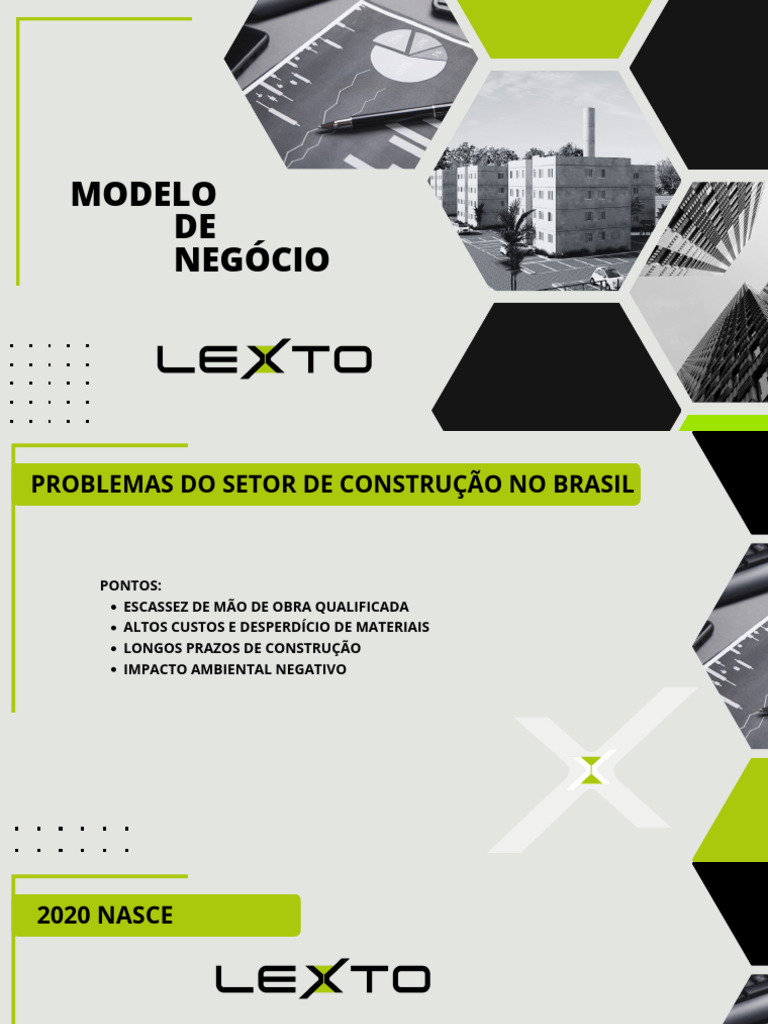 Inovação na Construção Civil com Lexto | PDF | Sustentabilidade | Economia