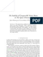 Jean-Francois Coulombel and Paolo Secchi- The Stability of Compressible Vortex Sheets in Two Space Dimensions