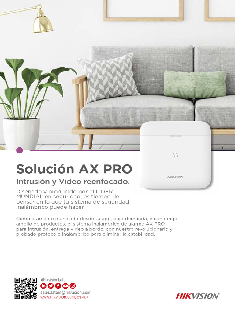 Sistema de Seguridad Inalámbrico AX PRO | PDF | Aplicación movil ...