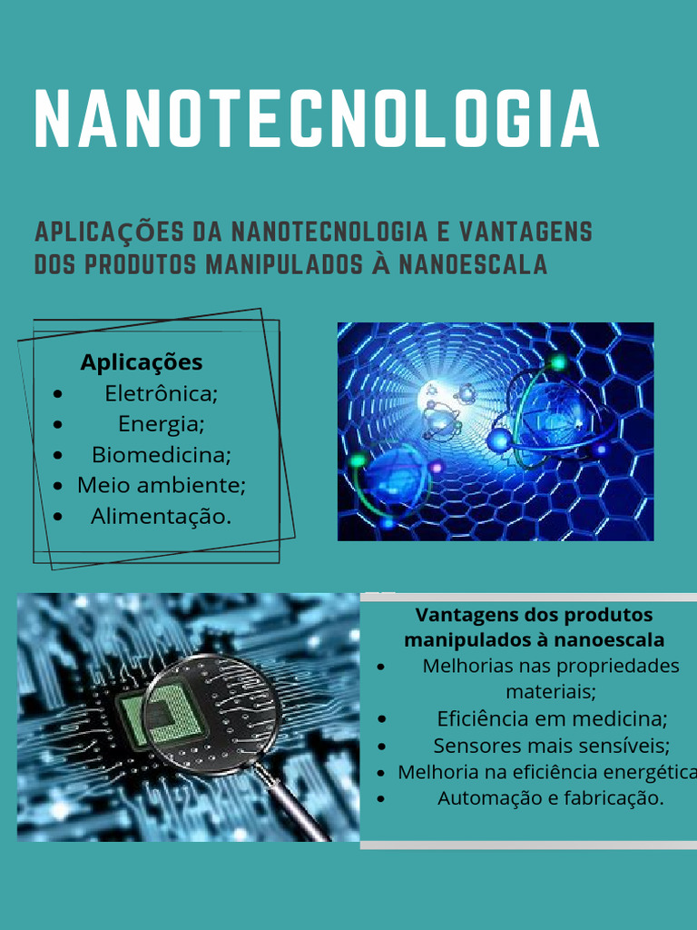 Nanotecnologia e Suas Aplicações | PDF, image size:768x1024