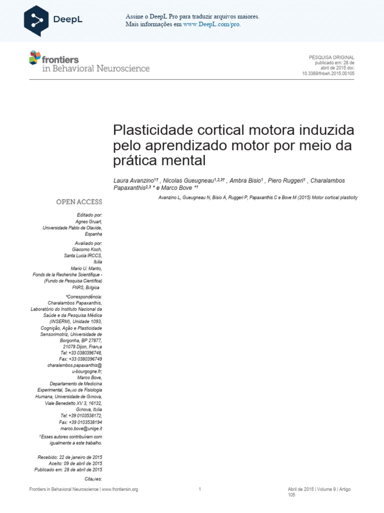 Motor Cortical Plasticity Induced by Motor Learning Through Mental ...