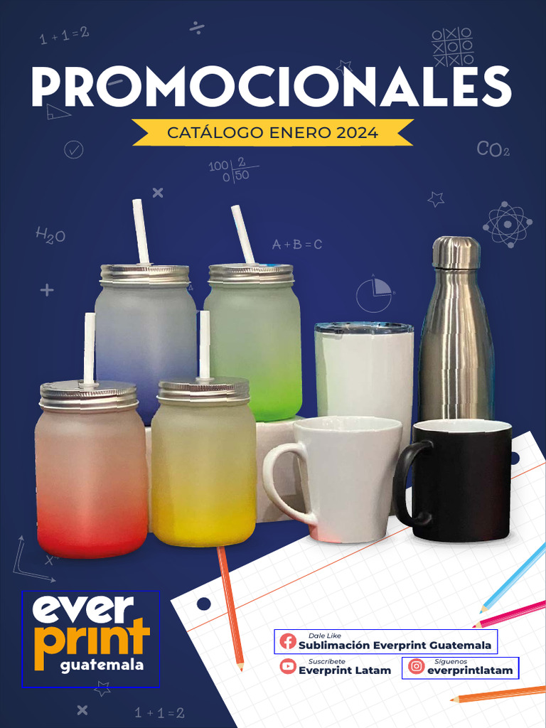 Catálogo Sublimación Everprint 2024 | PDF | Materiales | Sector ...