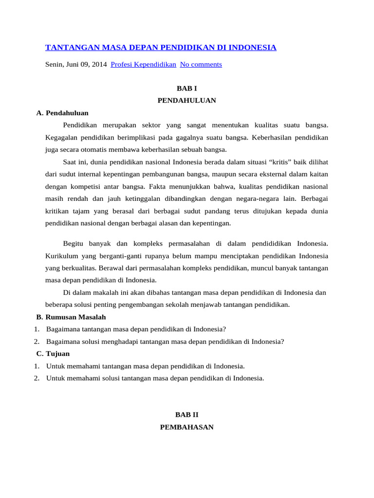 pendidikan optimisme hadapi tantangan