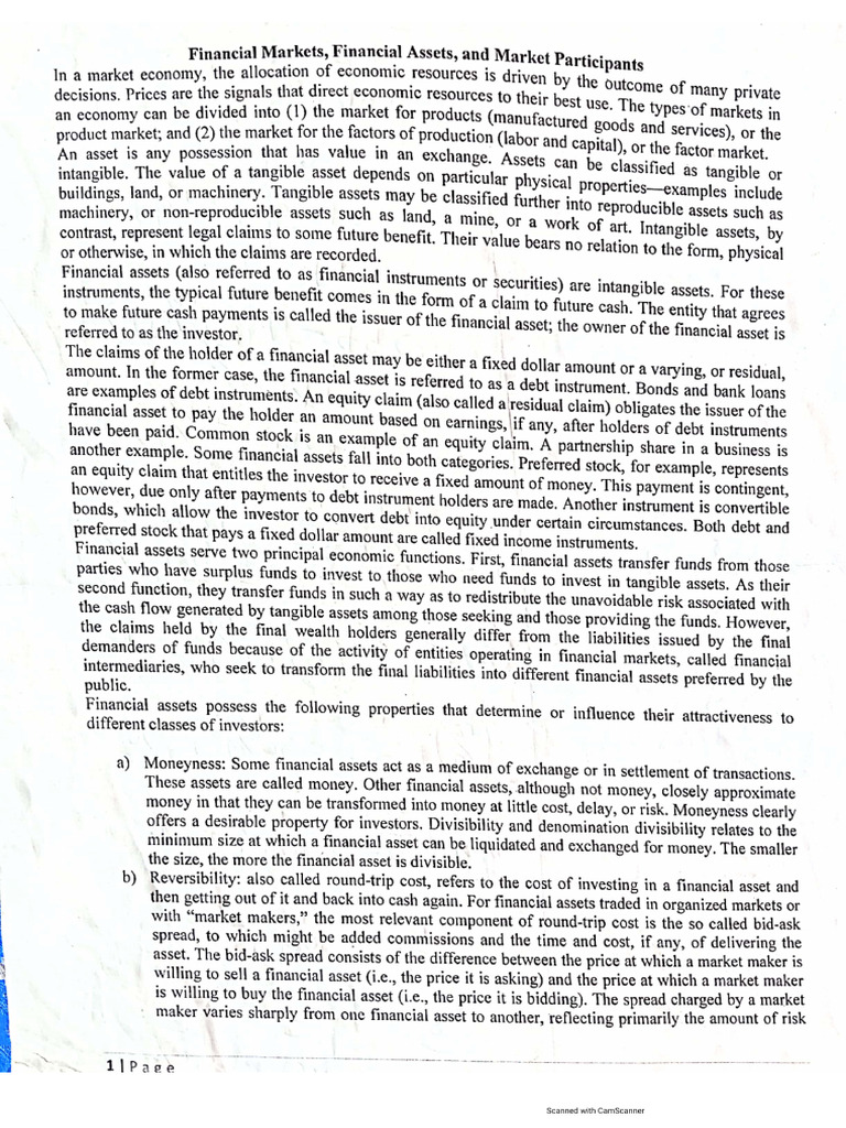 Financial System | PDF