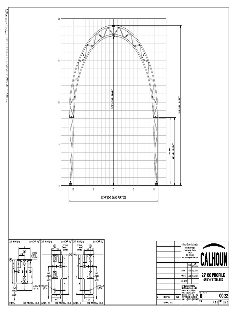 22cc 8 Steel Leg Profile | PDF