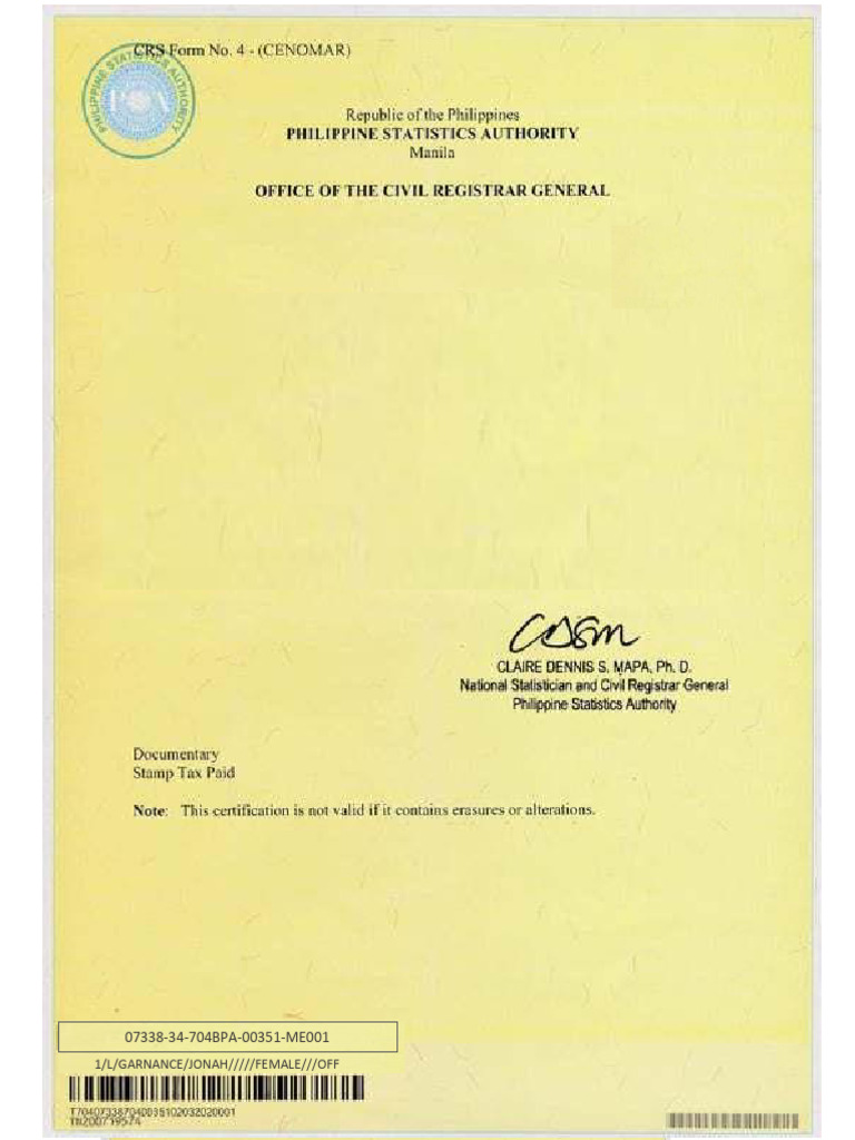 CENOMAR | PDF