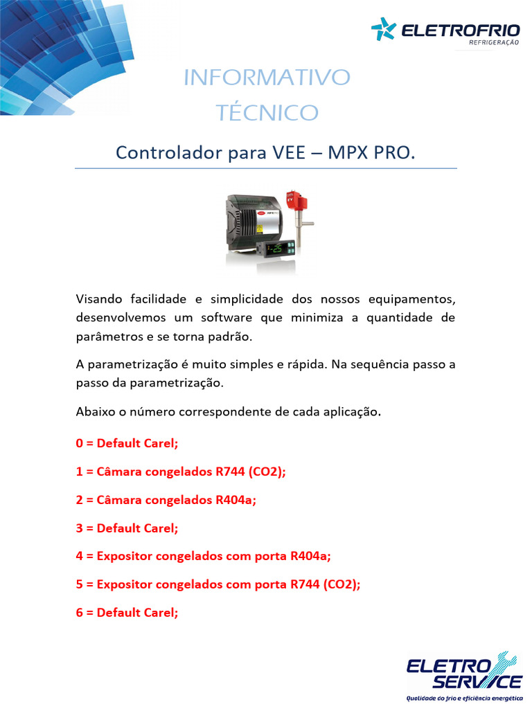 Configuração do Controlador MPX PRO | PDF