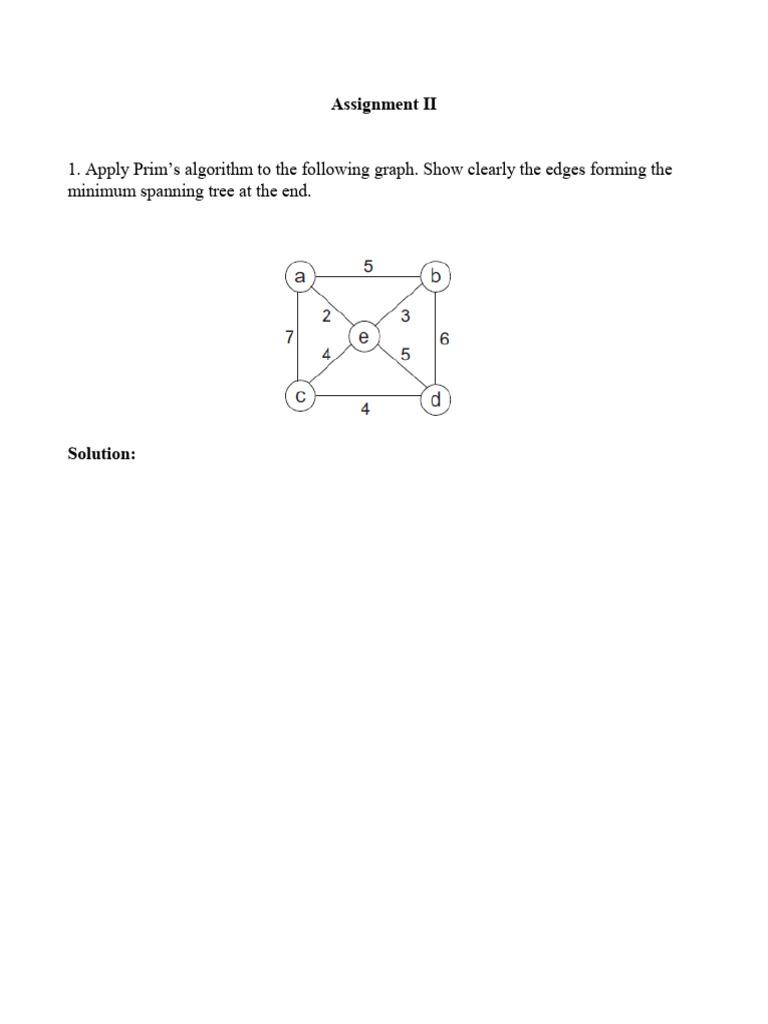 Assignment II | PDF