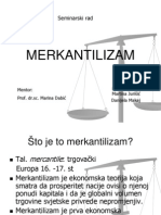 Merkantilizam Seminar