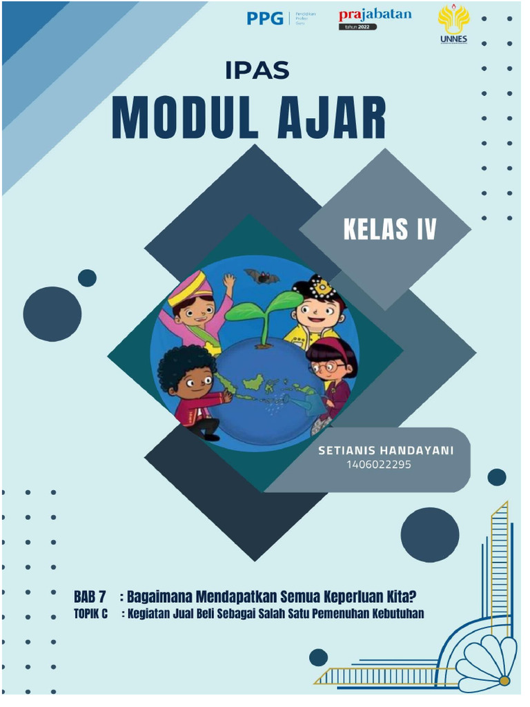 Modul Ajar IPAS BAB 7 KELAS 4 SIKLUS 3 - SETIANIS HANDAYANI1 | PDF
