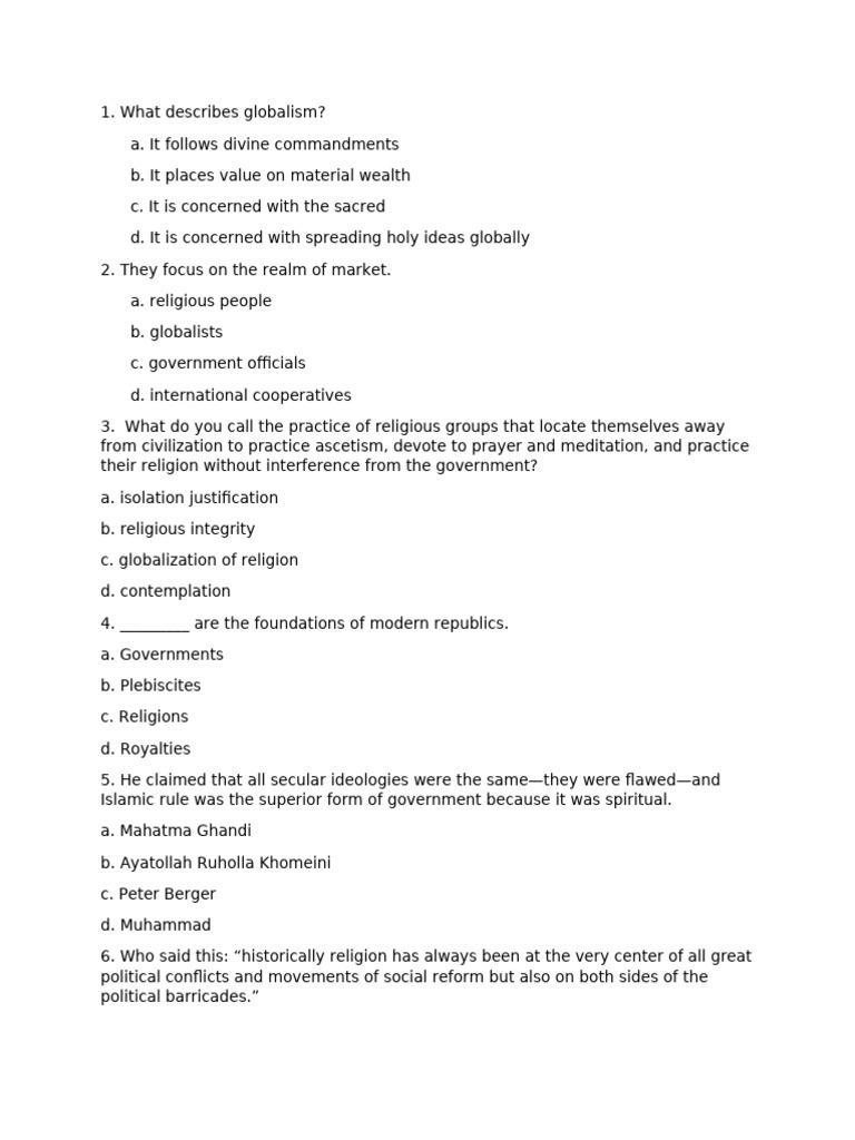 Understanding Globalism and Migration Issues | PDF | Climate Change ...