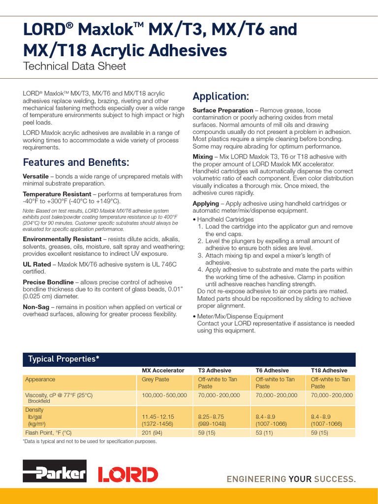 Datasheet - LORD MaxlokMX TSeries (EnglishA4) - DS4048E | PDF ...
