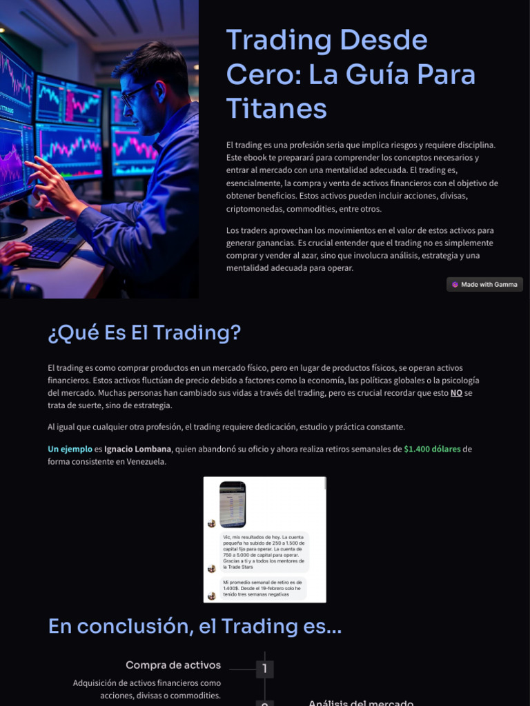 Guía Completa de Trading para Principiantes | PDF | Comerciante ...