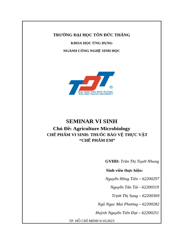 VI Sinh | PDF