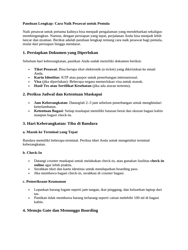Panduan Lengkap | PDF