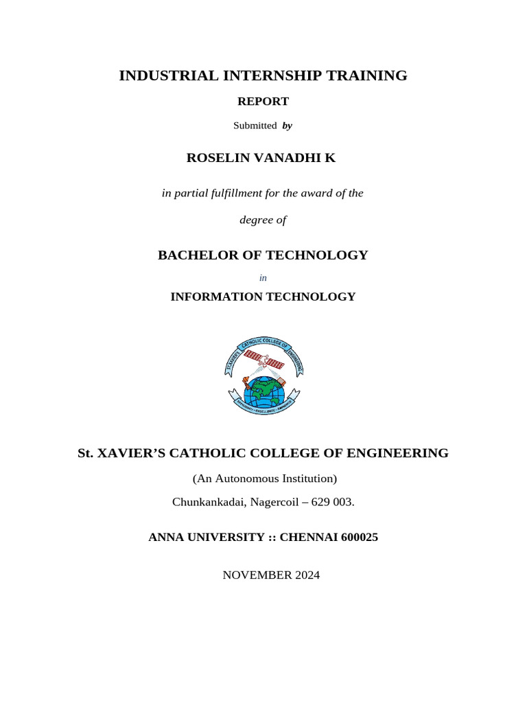 06 Internship Report Format - 2024 | PDF | Hypertext | Information ...