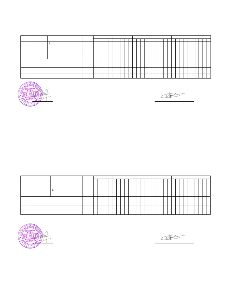 Program Semester PAI Kelas IV SDN 023 | PDF
