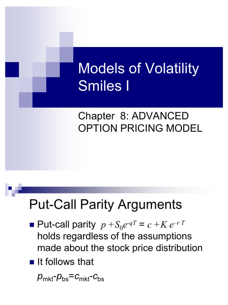 Managing Smile Risk Effectively | PDF | Black–Scholes Model ...