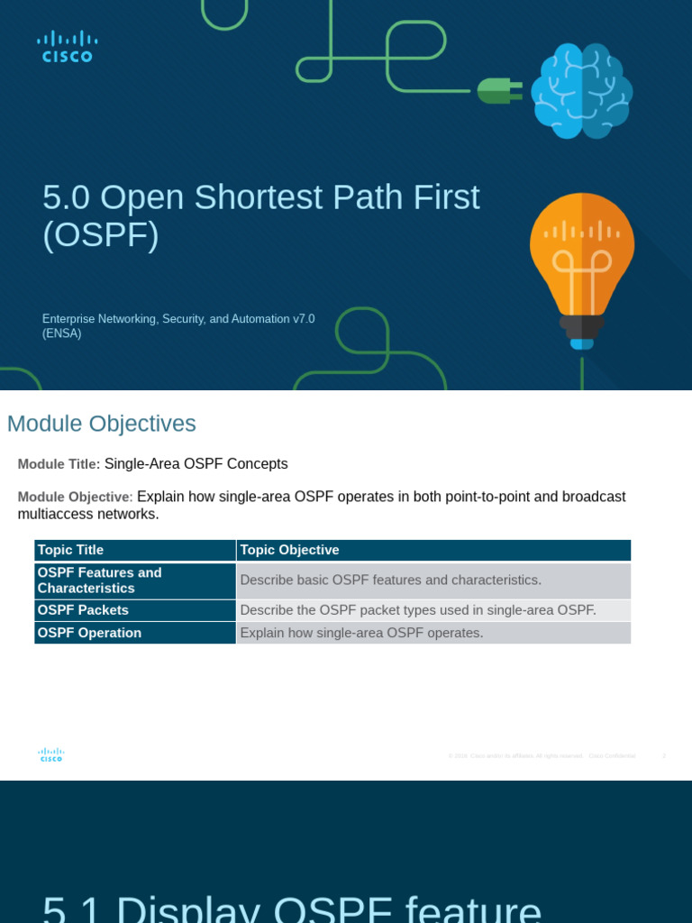 Single-Area OSPF Features Overview | PDF | Routing | Internet