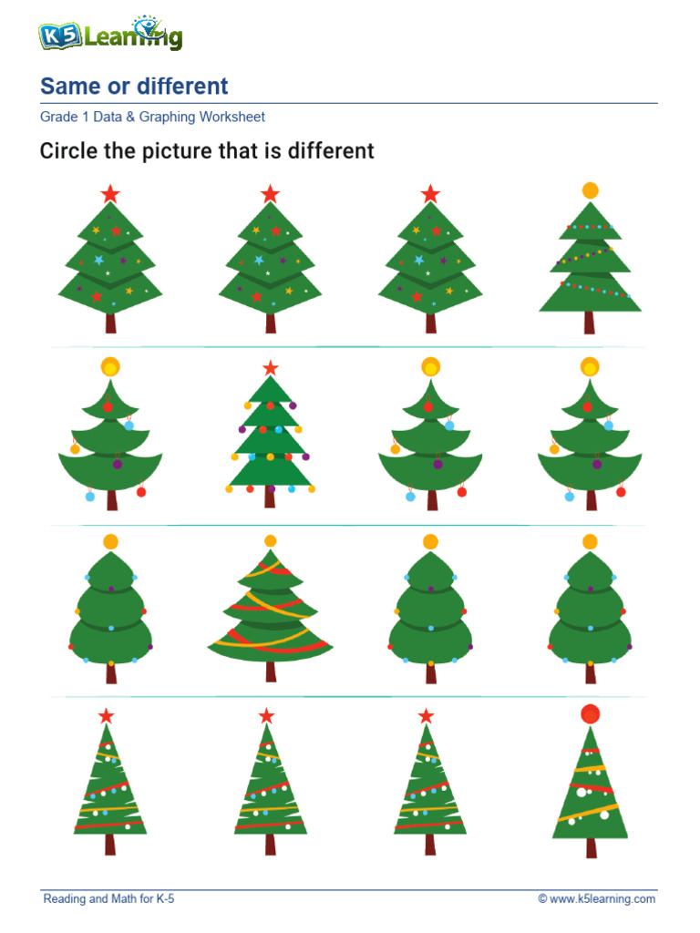 Grade 1 Same Different C | PDF