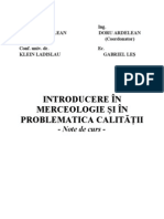 Merceologie - Suport de Curs