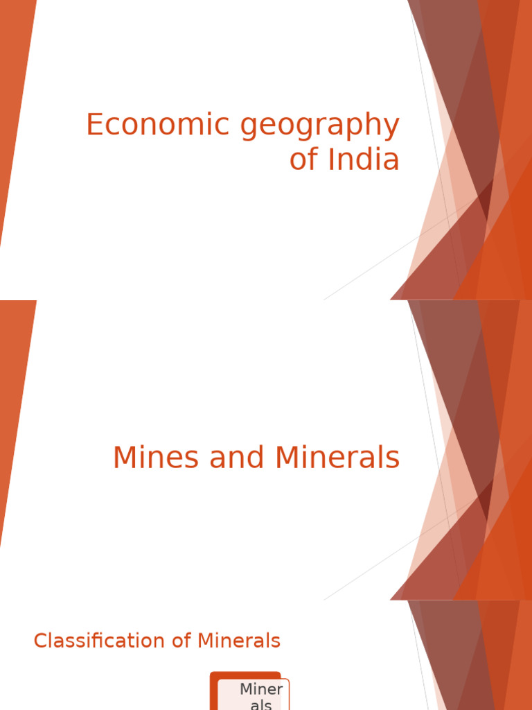 Minerals and Mining in India's Economy | PDF | Iron | Chemical Elements