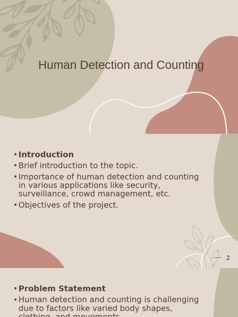 Human Detection and Counting | PDF | Machine Learning | Computer Vision