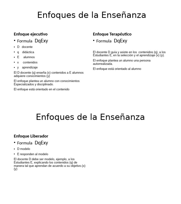 Enfoques de la Enseñanza: Modelos y Métodos | PDF