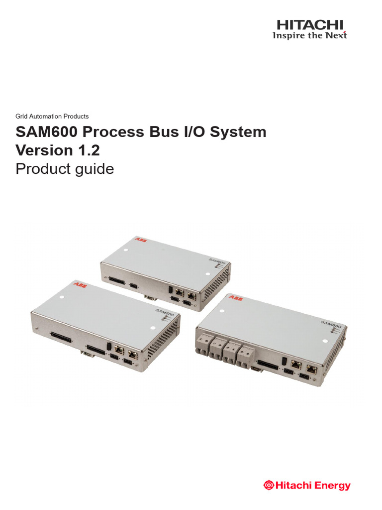 SAM600 Process Bus I/O System: Product Guide | PDF | Power Supply ...