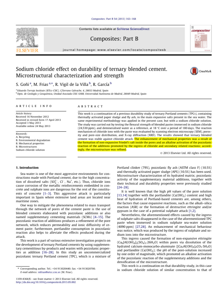 2013 Sodium Chloride Effect On Durability of Ternary Blended Cement ...