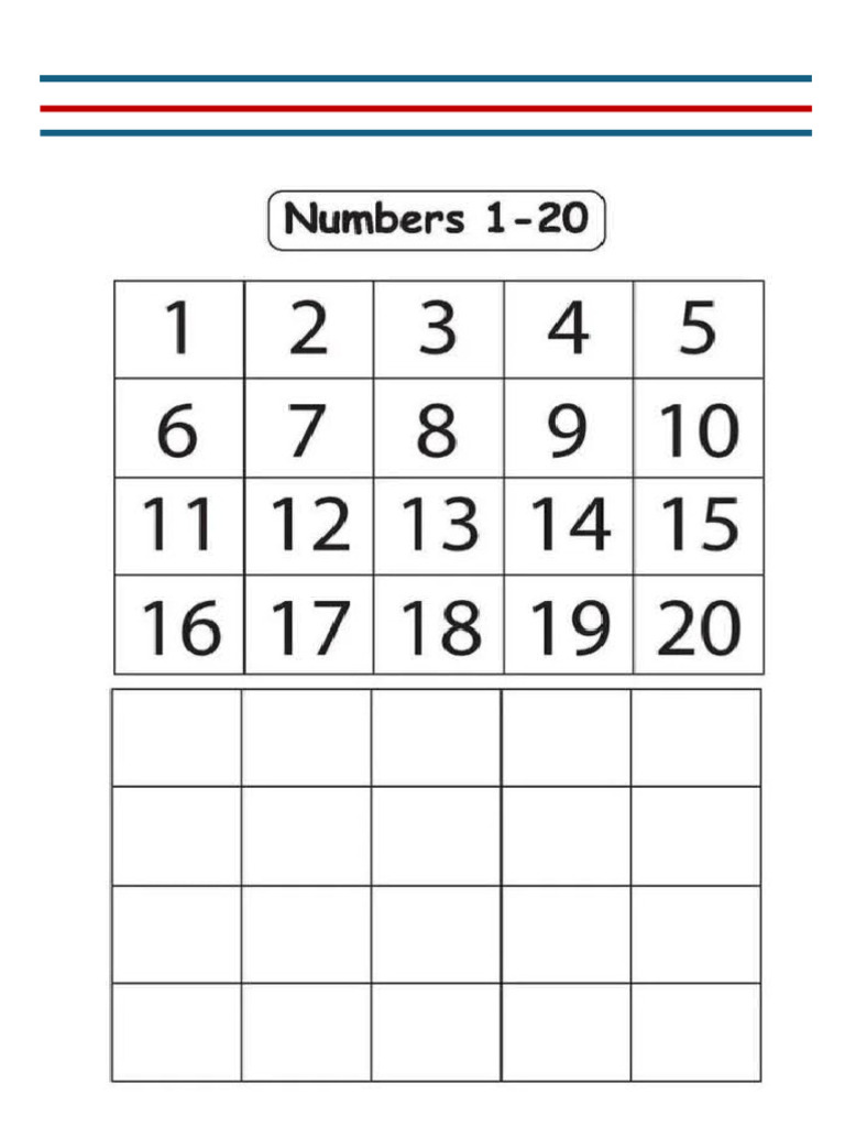 Number Template | PDF