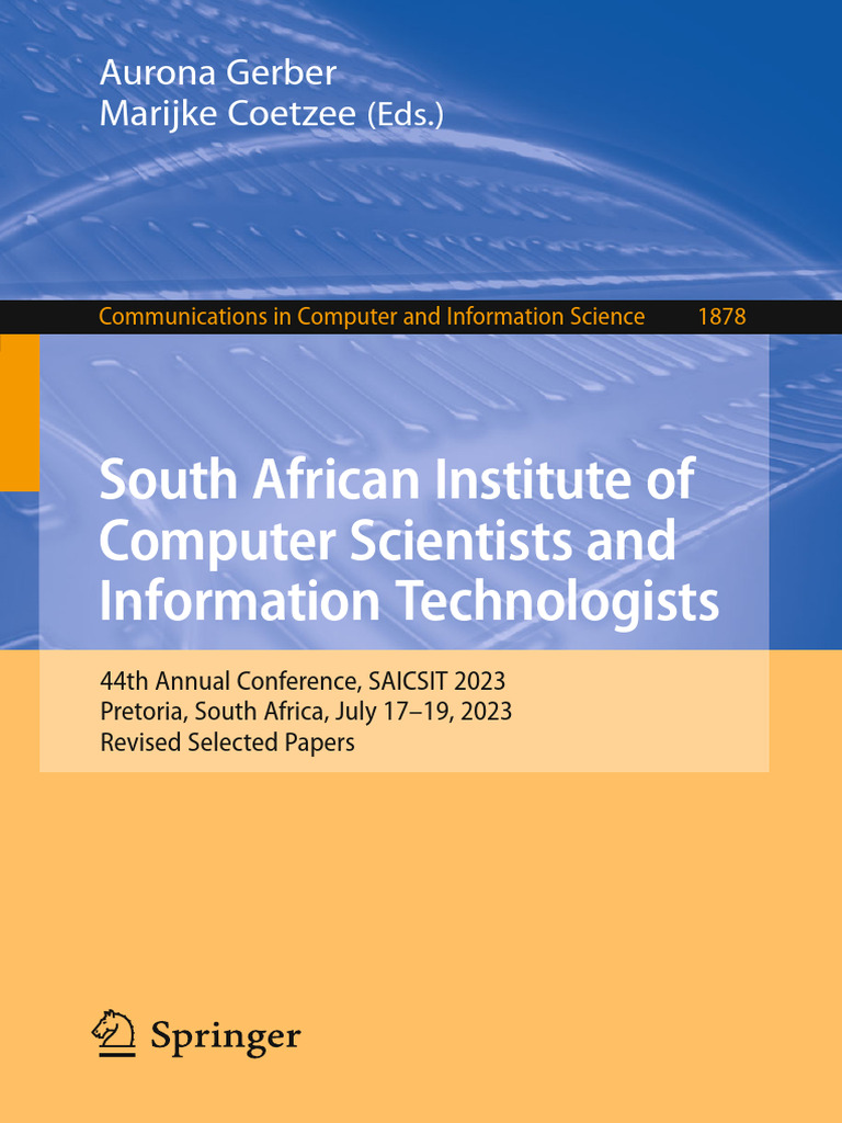 South African Institute of Computer Scientists and Information  Technologists | PDF | Bootstrapping (Statistics) | Confidence Interval