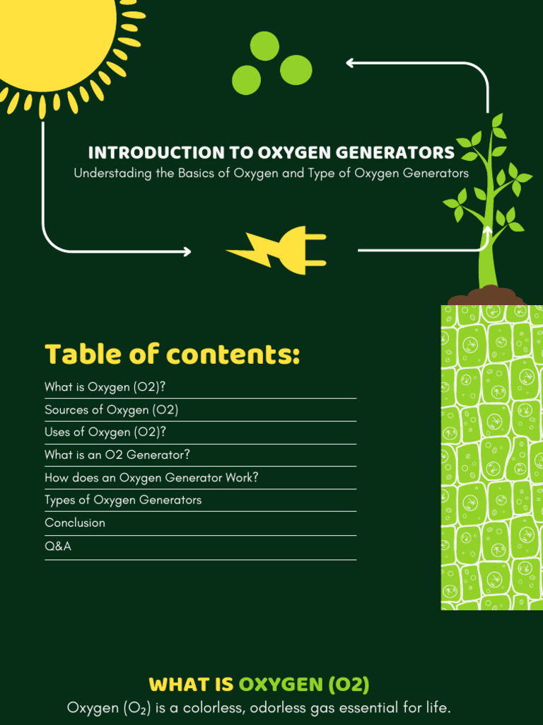 Oxygen Generators: Types and Uses Explained | PDF | Oxygen | Process ...