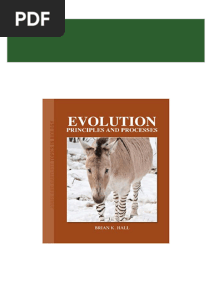 Full Download (Ebook PDF) Evolution: Principles and Processes (Jones and Bartlett Topics in Biology) PDF