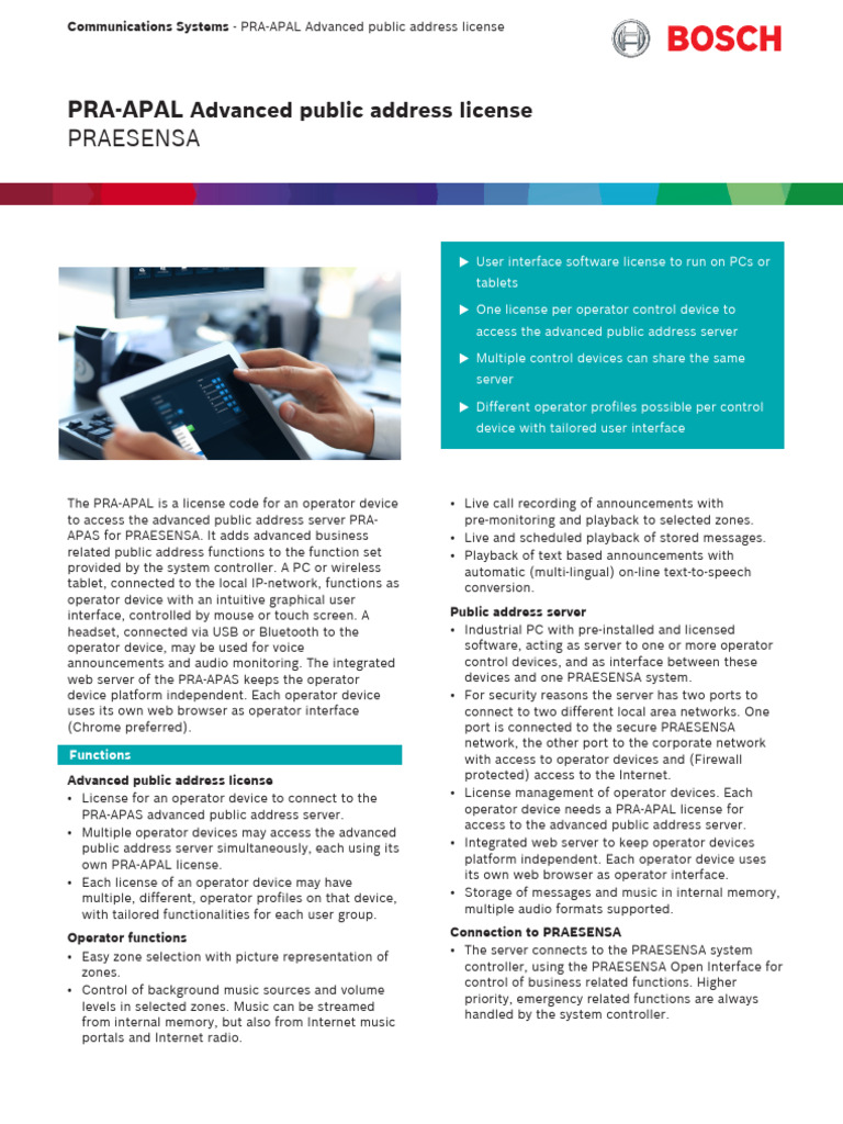 PRA-APAL License for Public Address Systems | PDF | Personal Computers ...