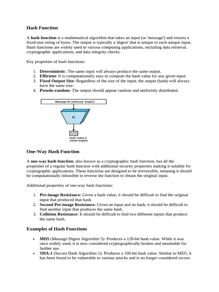 Understanding Hash Functions and Security | PDF | Transport Layer ...