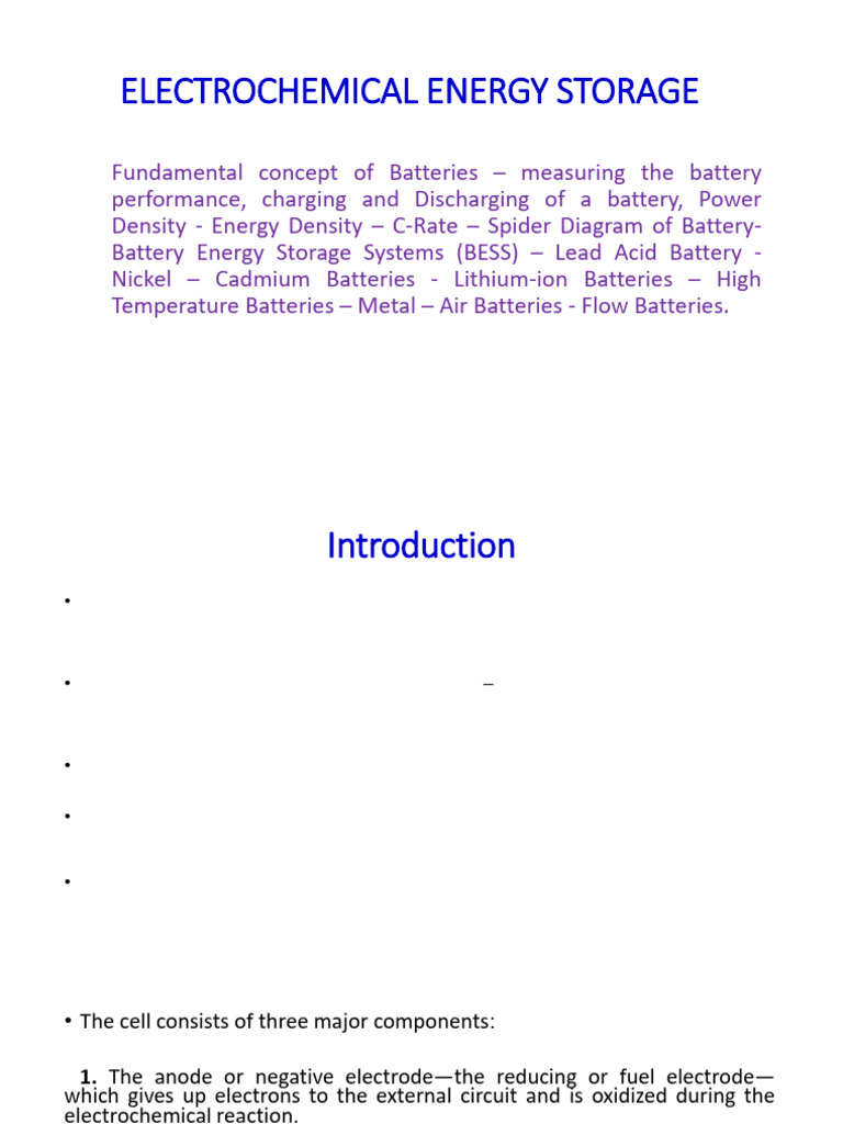 Overview of Electrochemical Batteries | PDF | Lithium Ion Battery | Anode