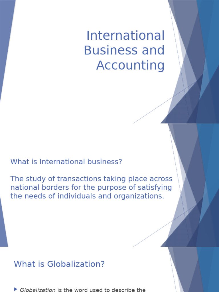 IB-Lec 1 | PDF | World Trade Organization | International Business