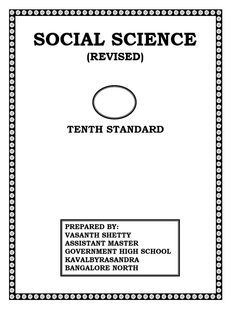 Karnataka 10th Social Science Guide | PDF