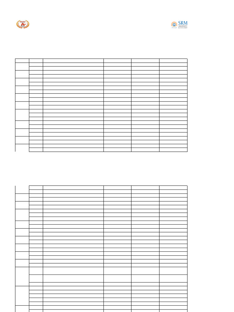Master Seating Plan 26-11-2024 Shift 1 (10-11 AM) | PDF | Engineering ...
