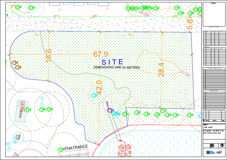 Detail Site Layout - Exploring Architecture - Spring 2024 | PDF