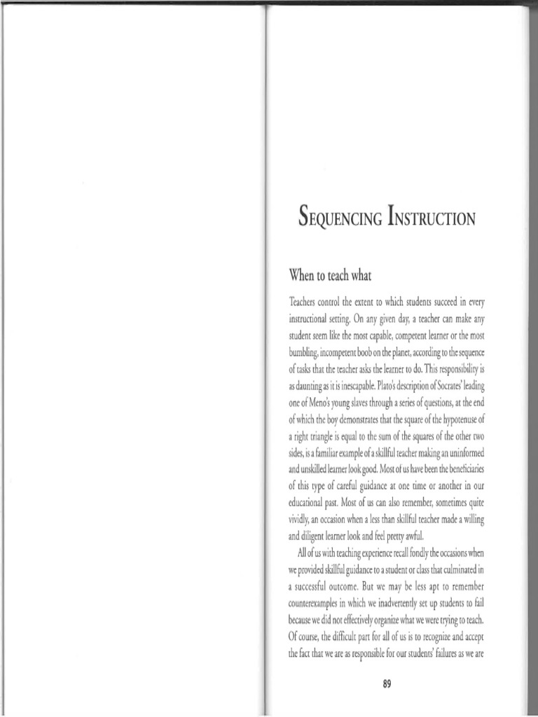 Duke, Sequencing Instruction | PDF