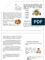 Alimentación y nutrición