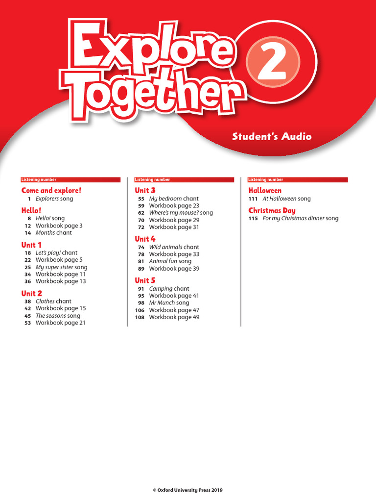 Explore Together 2 Audio Guide | PDF