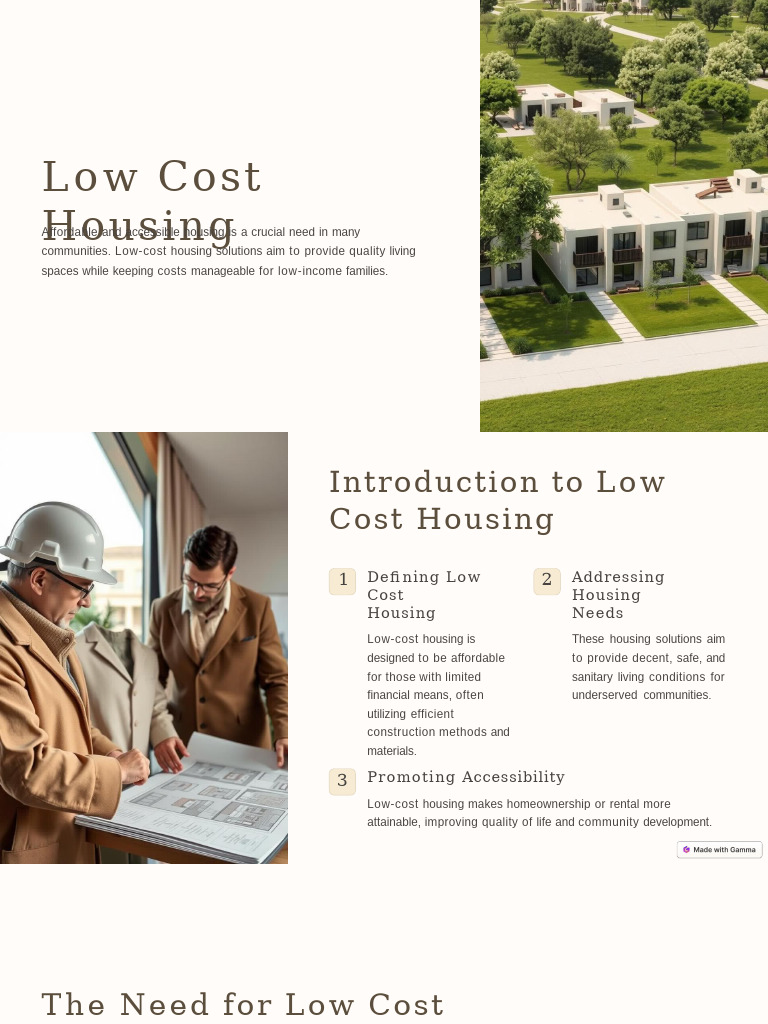 Low Cost Housing | PDF | Affordable Housing | Economies