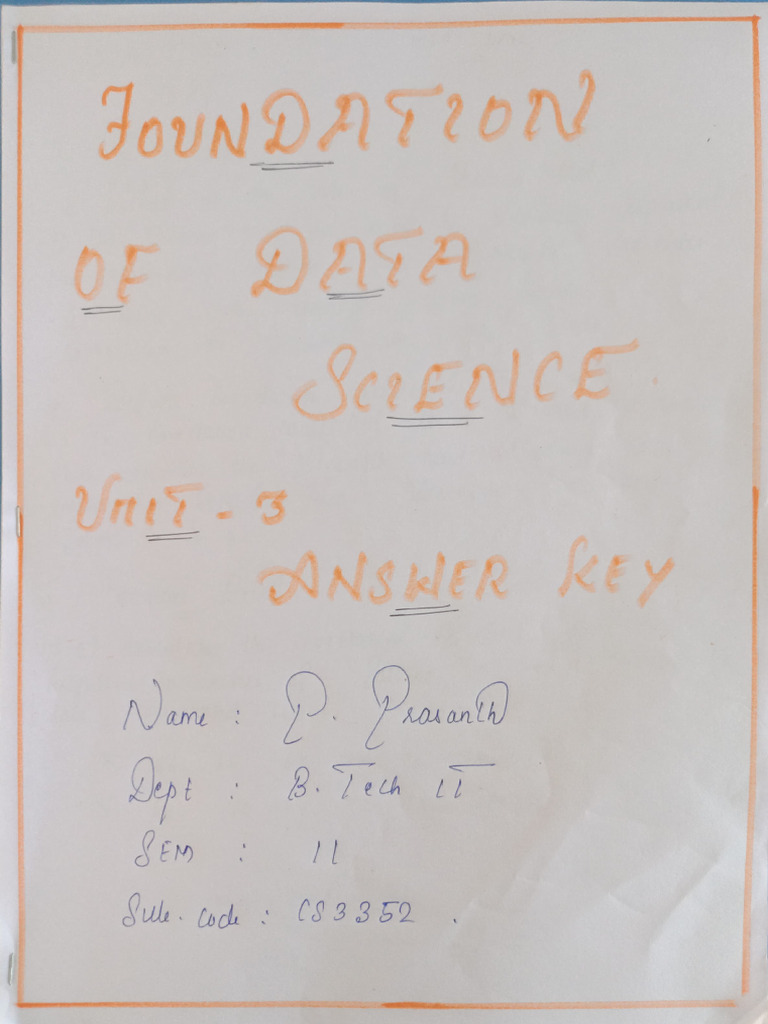 FDS - Unit 3 | PDF
